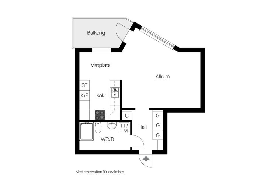 Bostadsrätt, Polhemsgatan 2, Rickomberga, Uppsala