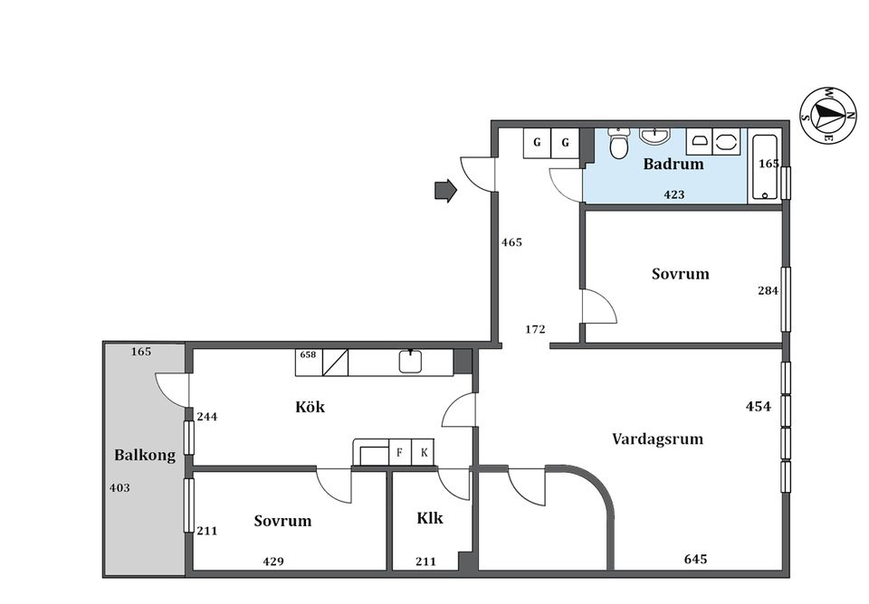 Bostadsrätt, Saffransgatan 2C, Gårdsten, Göteborg