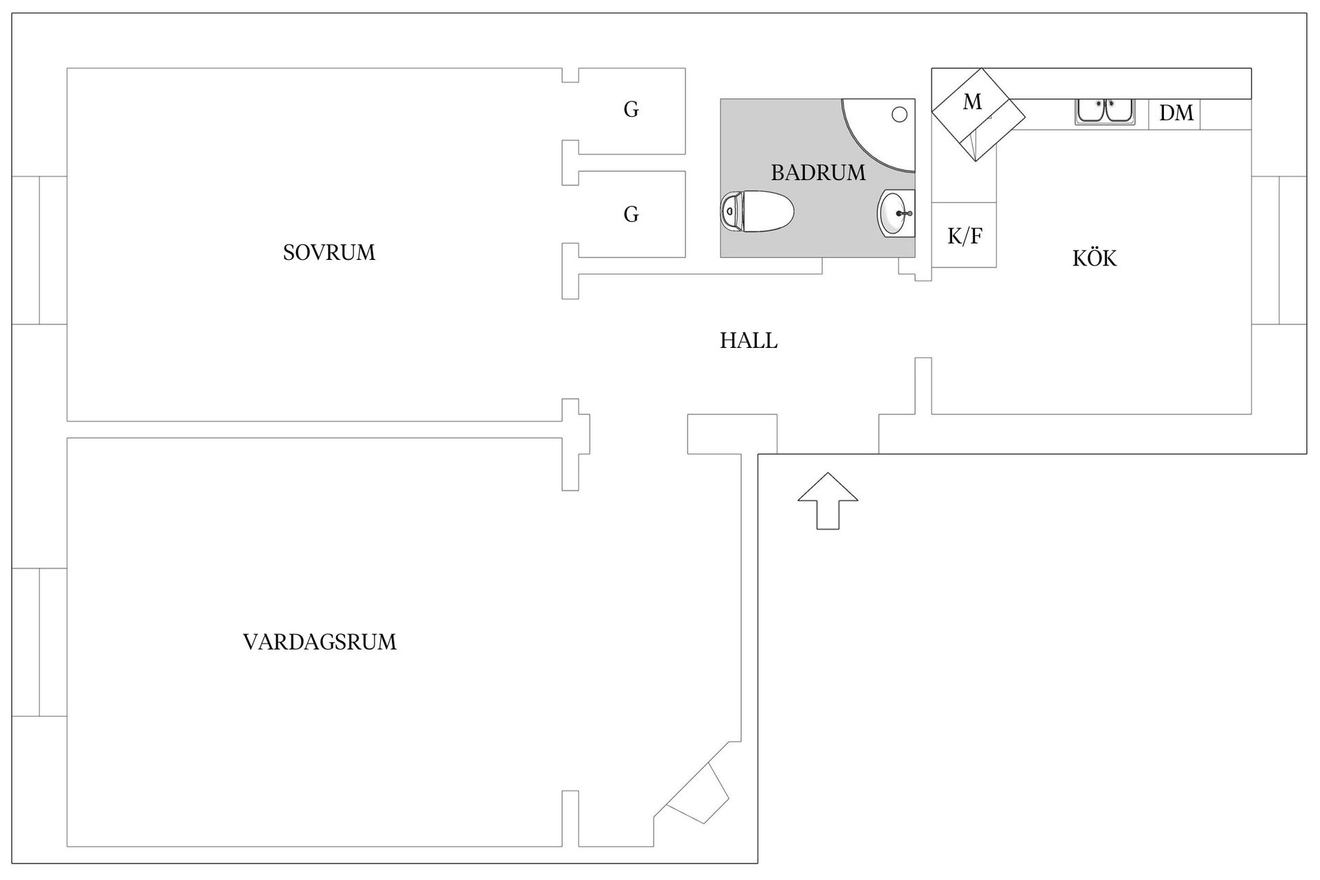 Bostadsrätt, Tingvallagatan 5A, Tingvallastaden, Karlstad