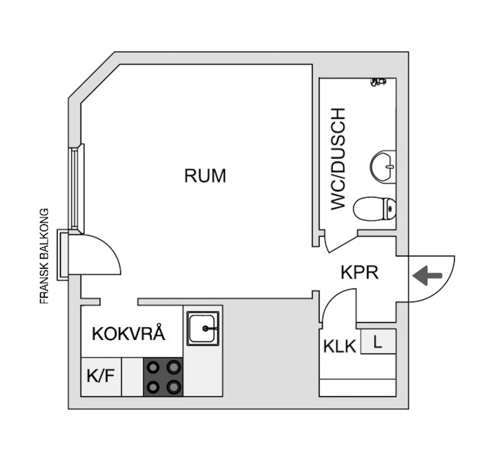 Bostadsrätt, Fjällkroken 5, Tullen, Borås