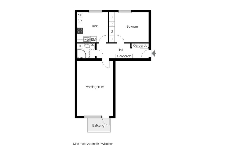 Bostadsrätt, Ringvägen 34, Västerhaninge, Haninge