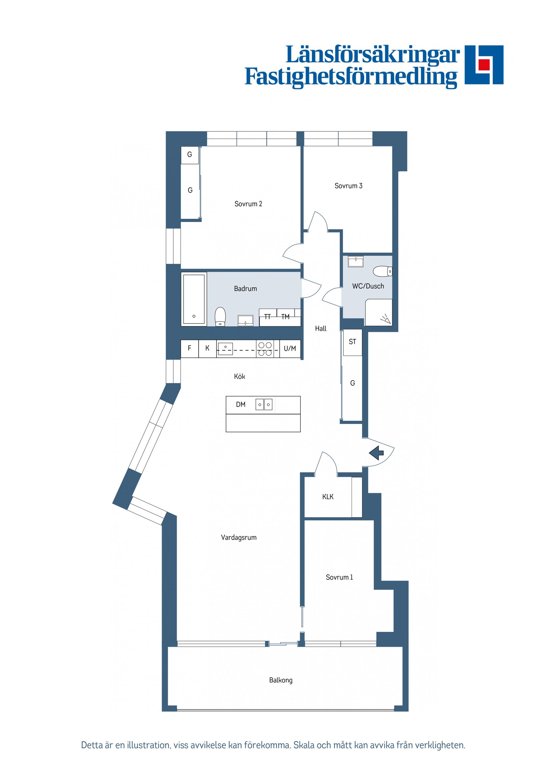 Bostadsrätt, Semaforvägen 51, vån 4/7, Telegrafberget, Nacka
