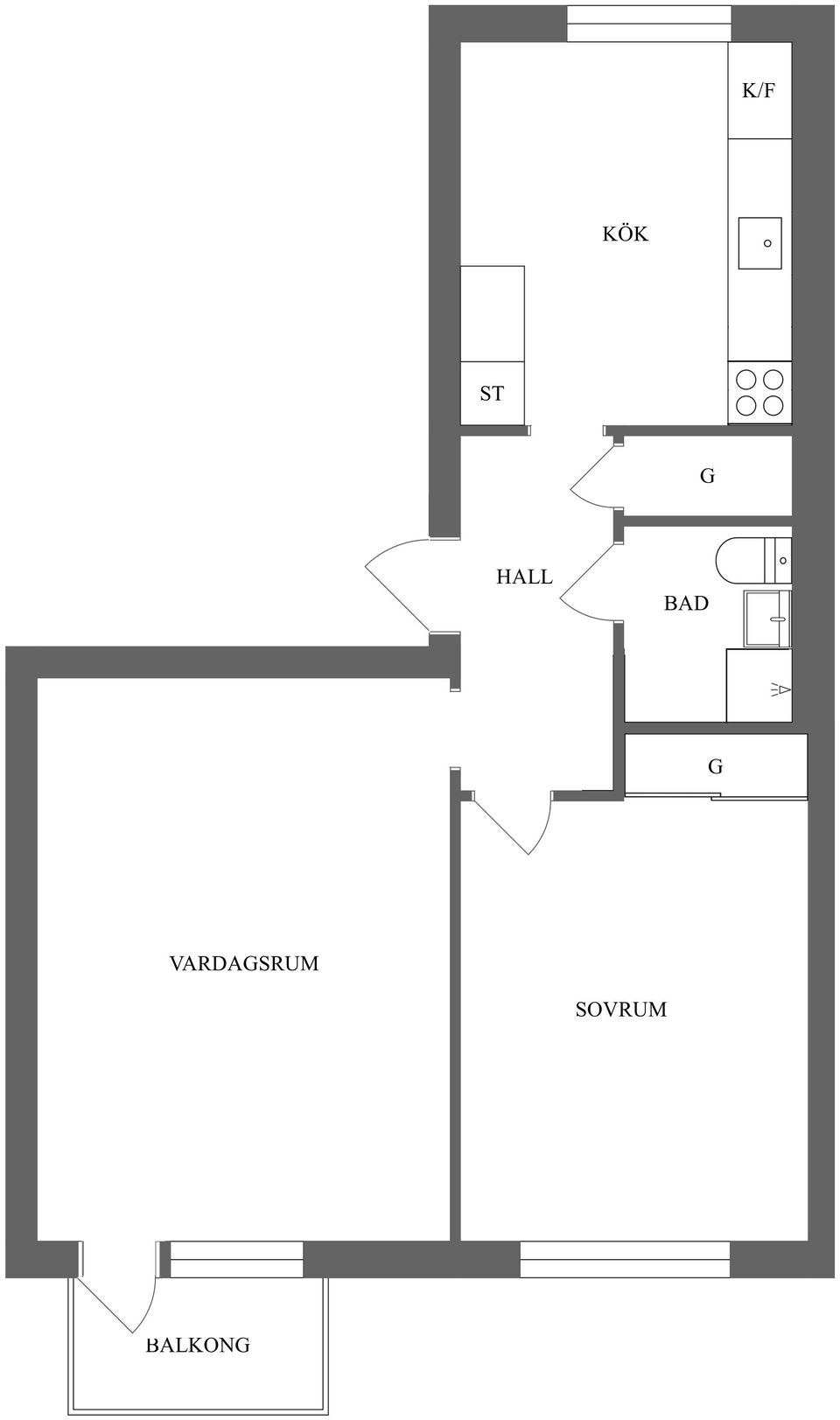 Bostadsrätt, Wadströmsgatan 10B, Centralt, Söder, Norrköping