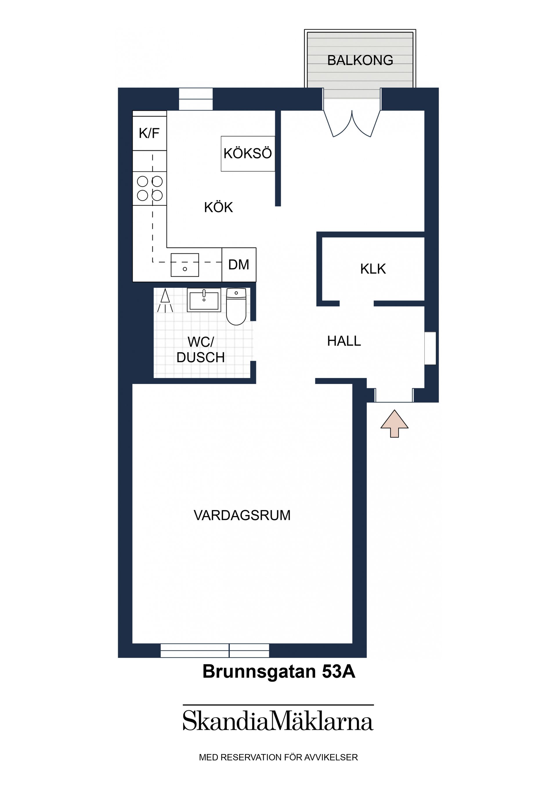Bostadsrätt, Brunnsgatan 53A, Söder, Gävle