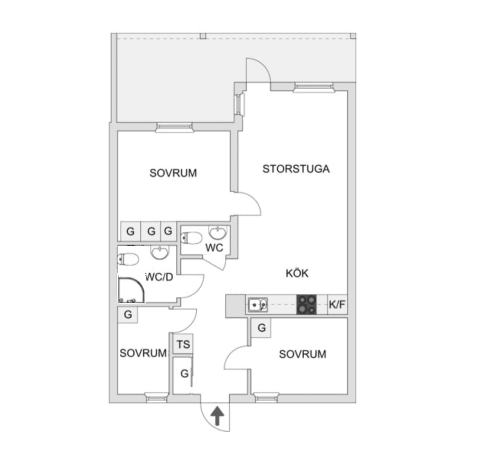 Bostadsrätt, Bruksvägen 36 lgh 105, Härjedalen