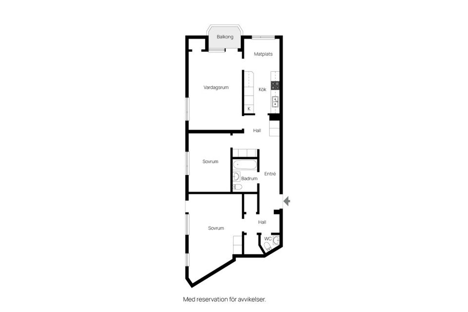 Bostadsrätt, Fjällgatan 55A, Tullen, Borås