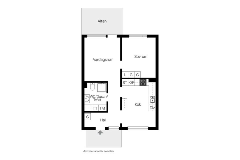 Bostadsrätt, Symfonigatan 1b, Hestra, Borås