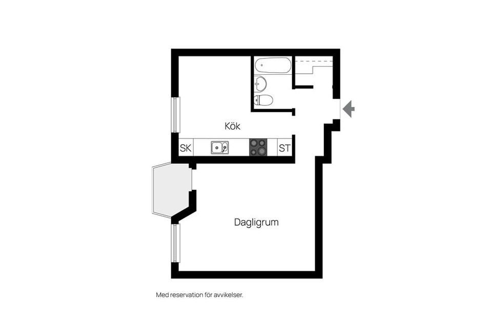 Bostadsrätt, Barnhemsgatan 6, Sjöbo, Borås