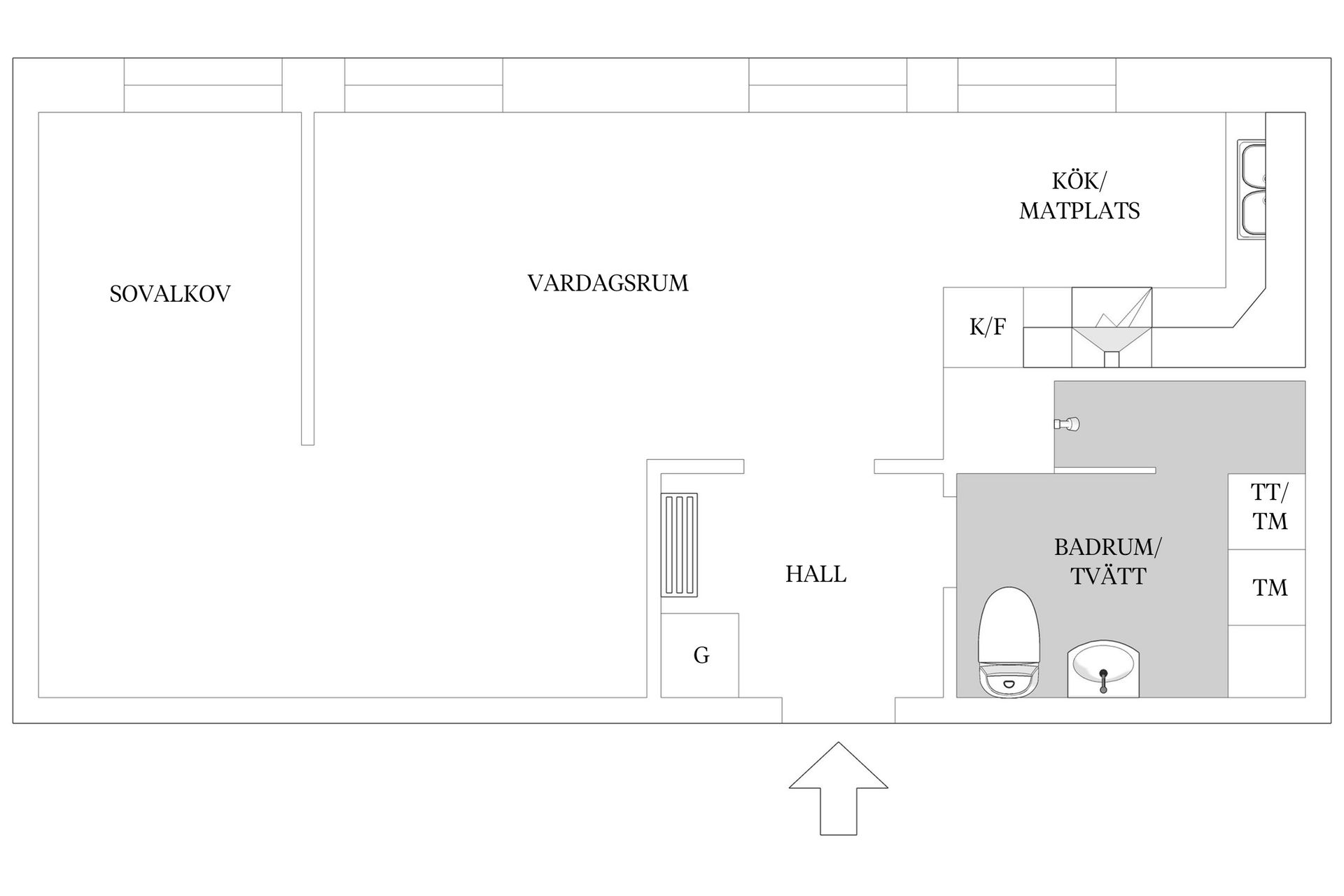 Bostadsrätt, Segerstadsvägen 34, Hovshaga, Växjö