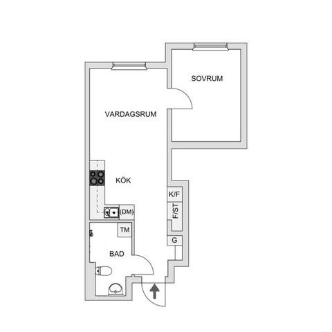 Bostadsrätt, Vintrosagatan 1, Hagsätra, Stockholm