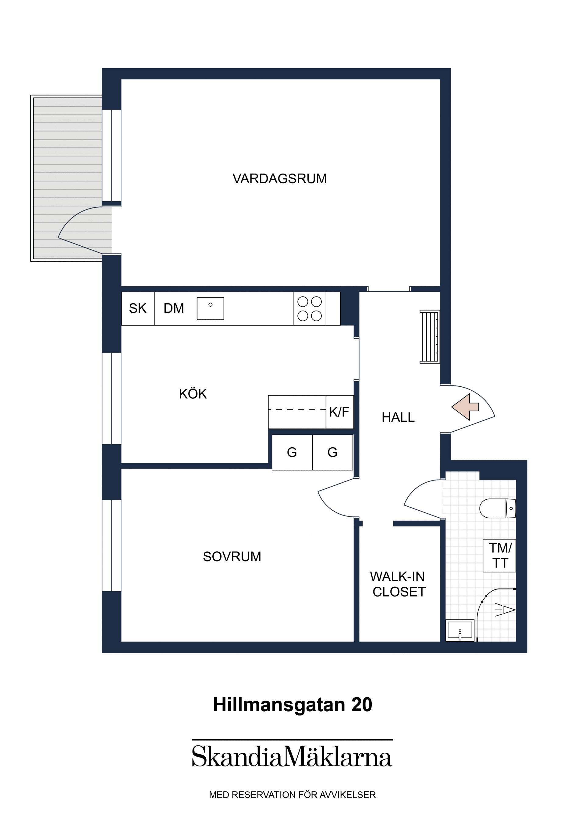 Bostadsrätt, Hillmansgatan 20, Brynäs, Gävle