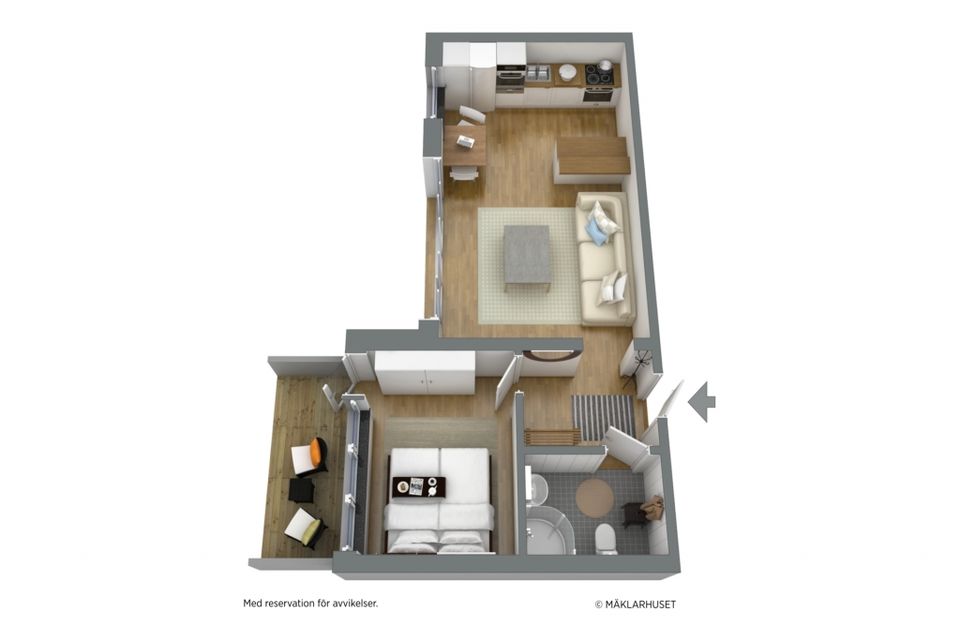 Bostadsrätt, Kruthornsvägen, Edsberg, Sollentuna