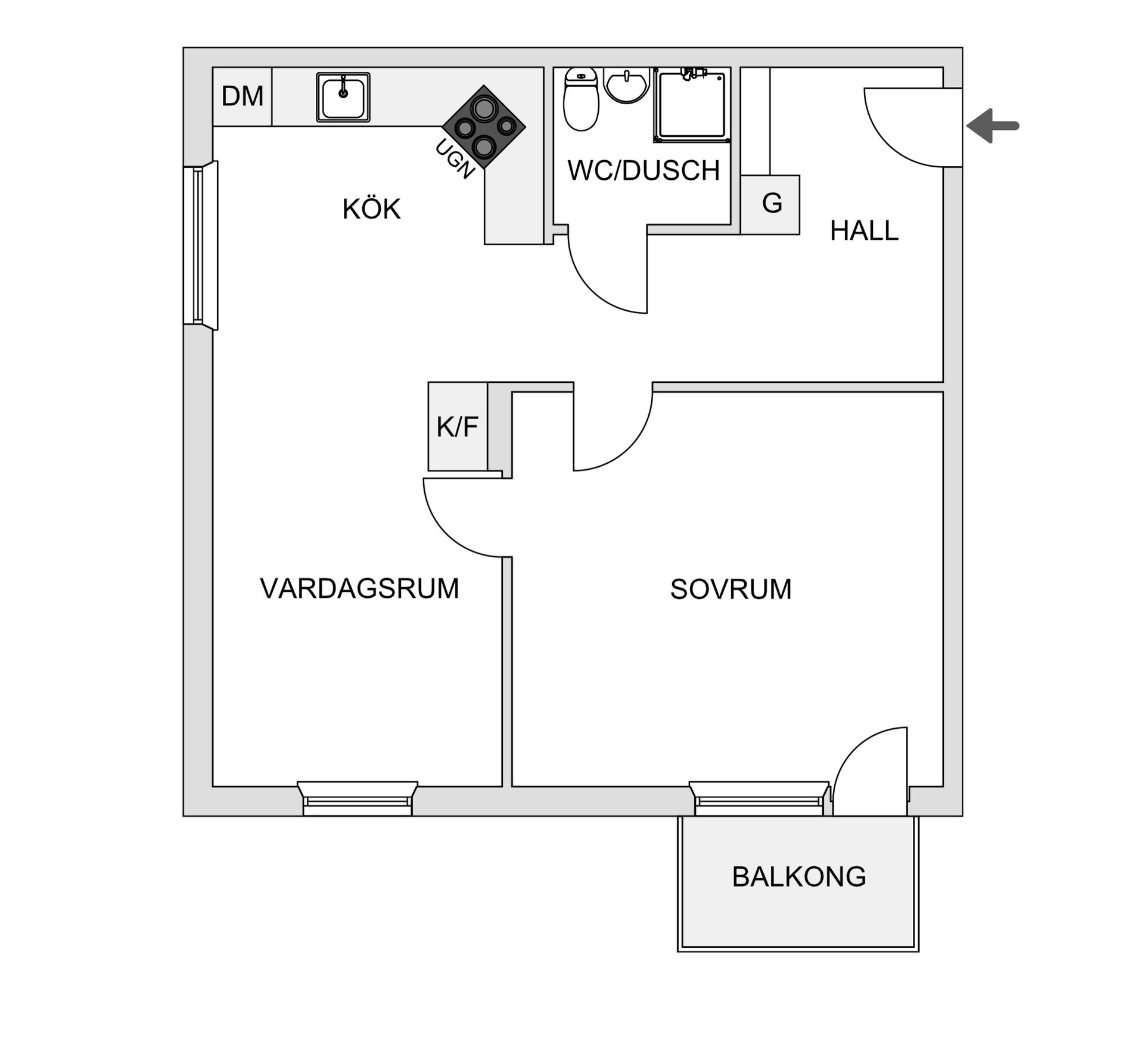Bostadsrätt, Getbergsvägen 5, Getberget/Morön, Skellefteå