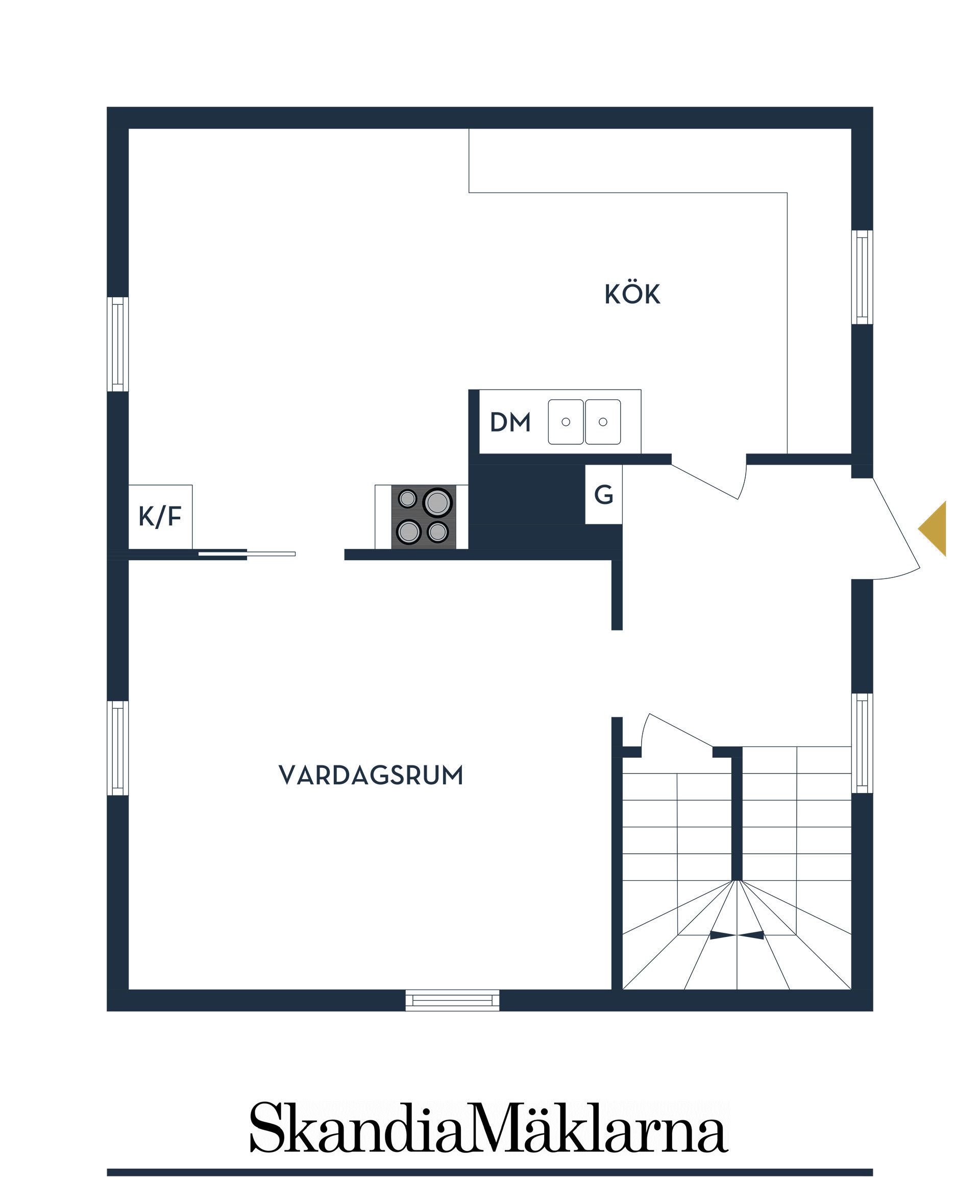Villa, Stockholmsvägen 10, Odenslunda/Glädjen, Upplands Väsby