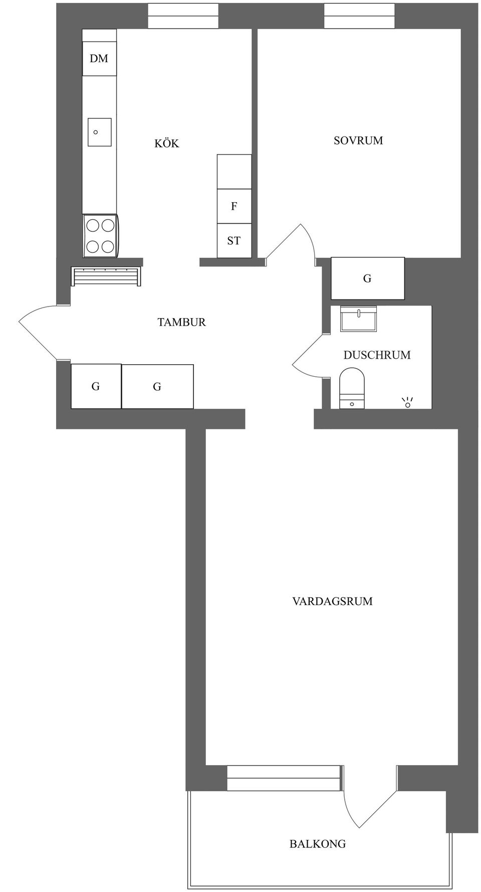 Bostadsrätt, Östra Promenaden 53B, Centralt, Öster, Norrköping