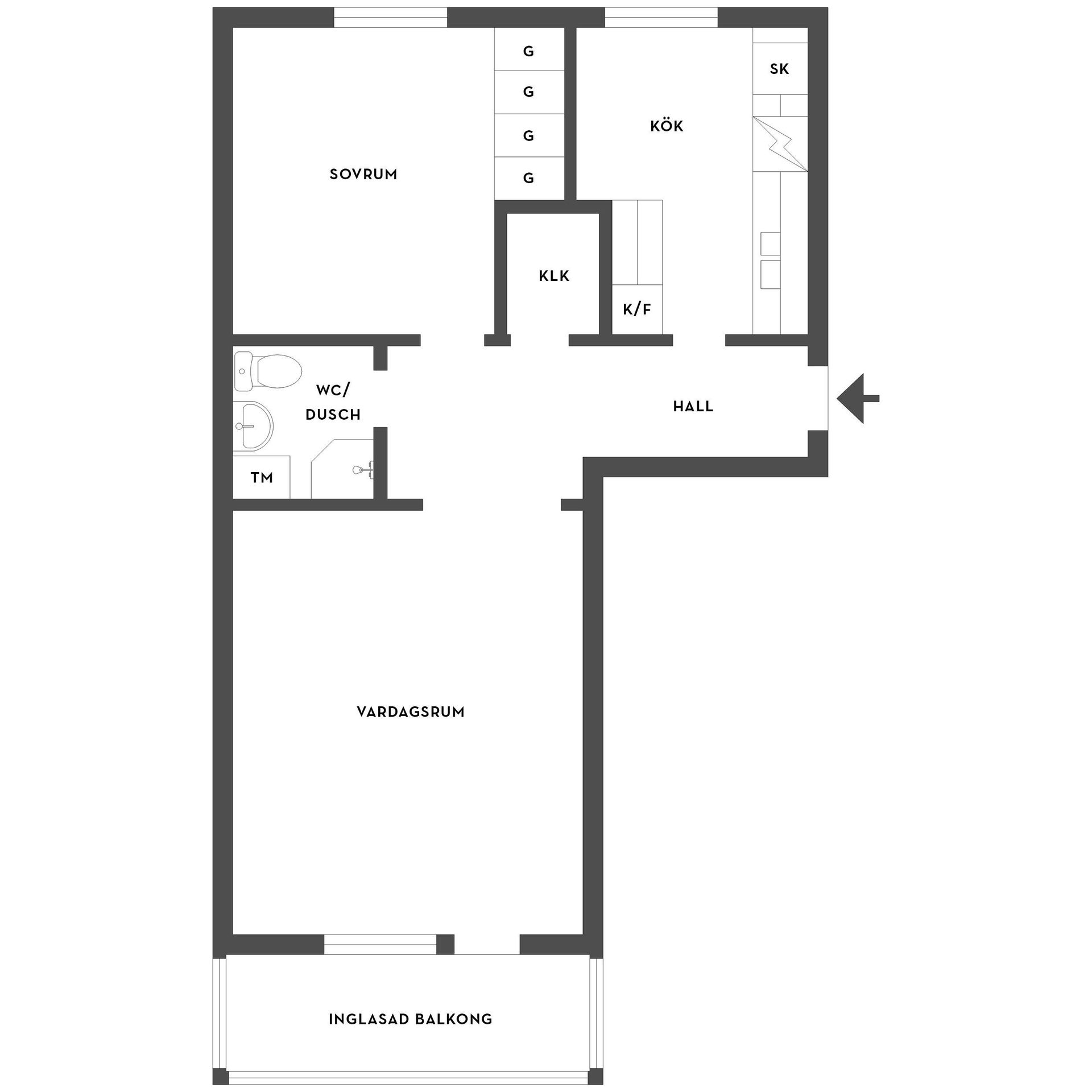 Bostadsrätt, Vadmansgatan 8A, Gredby, Eskilstuna