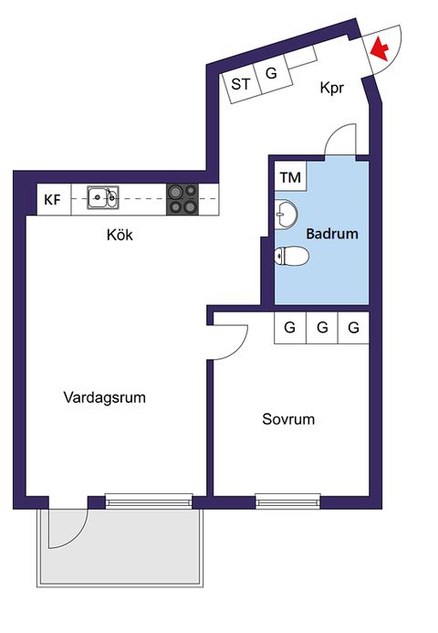 Bostadsrätt, Midsommargränd 6, Midsommarkransen, Stockholm