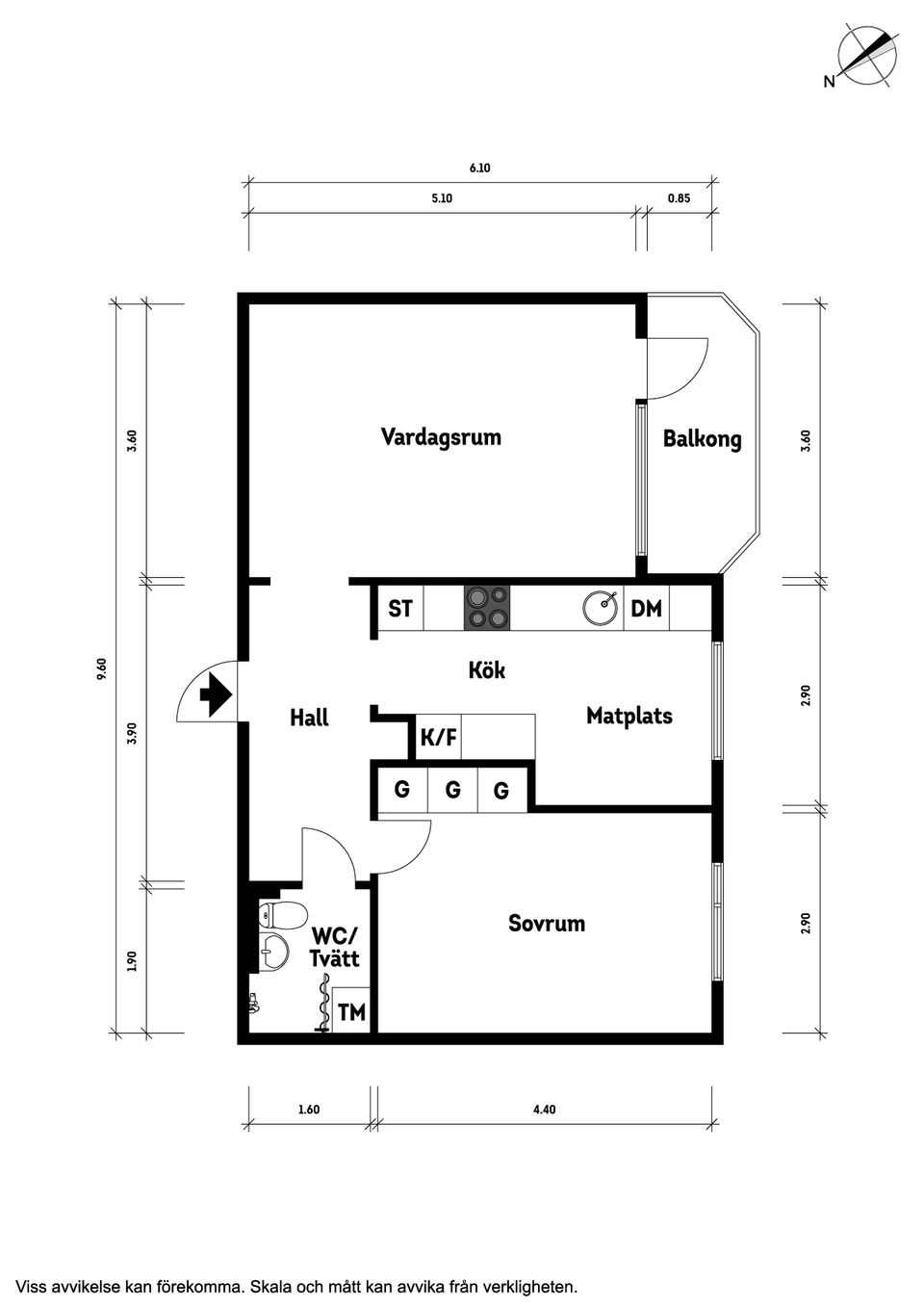 Bostadsrätt, Bangatan 20, Mariero, Vänersborg