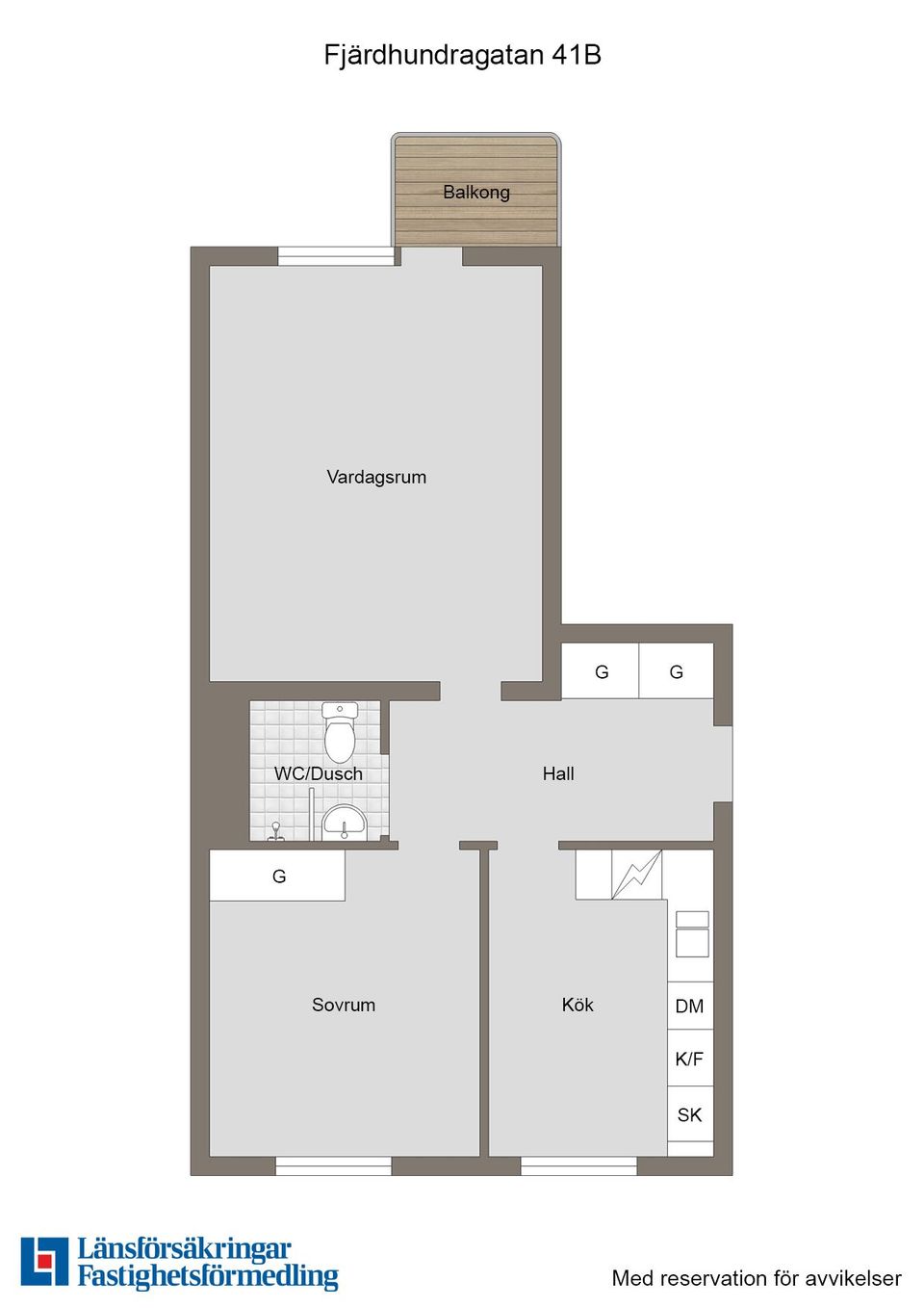 Bostadsrätt, Fjärdhundragatan 41B, S:t Ilian, Enköping