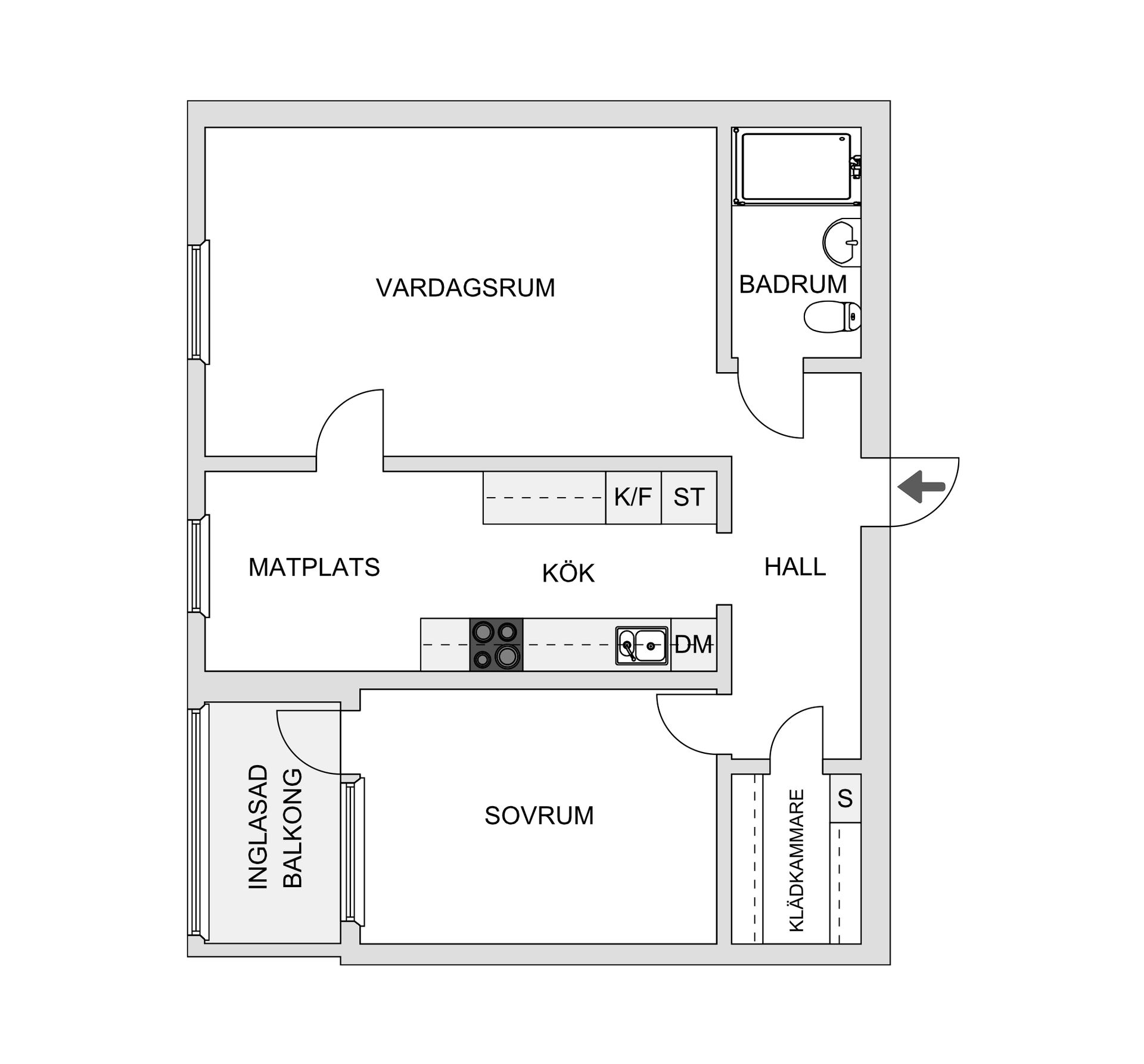 Bostadsrätt, Kapplandsgatan 98, Högsbo, Göteborg