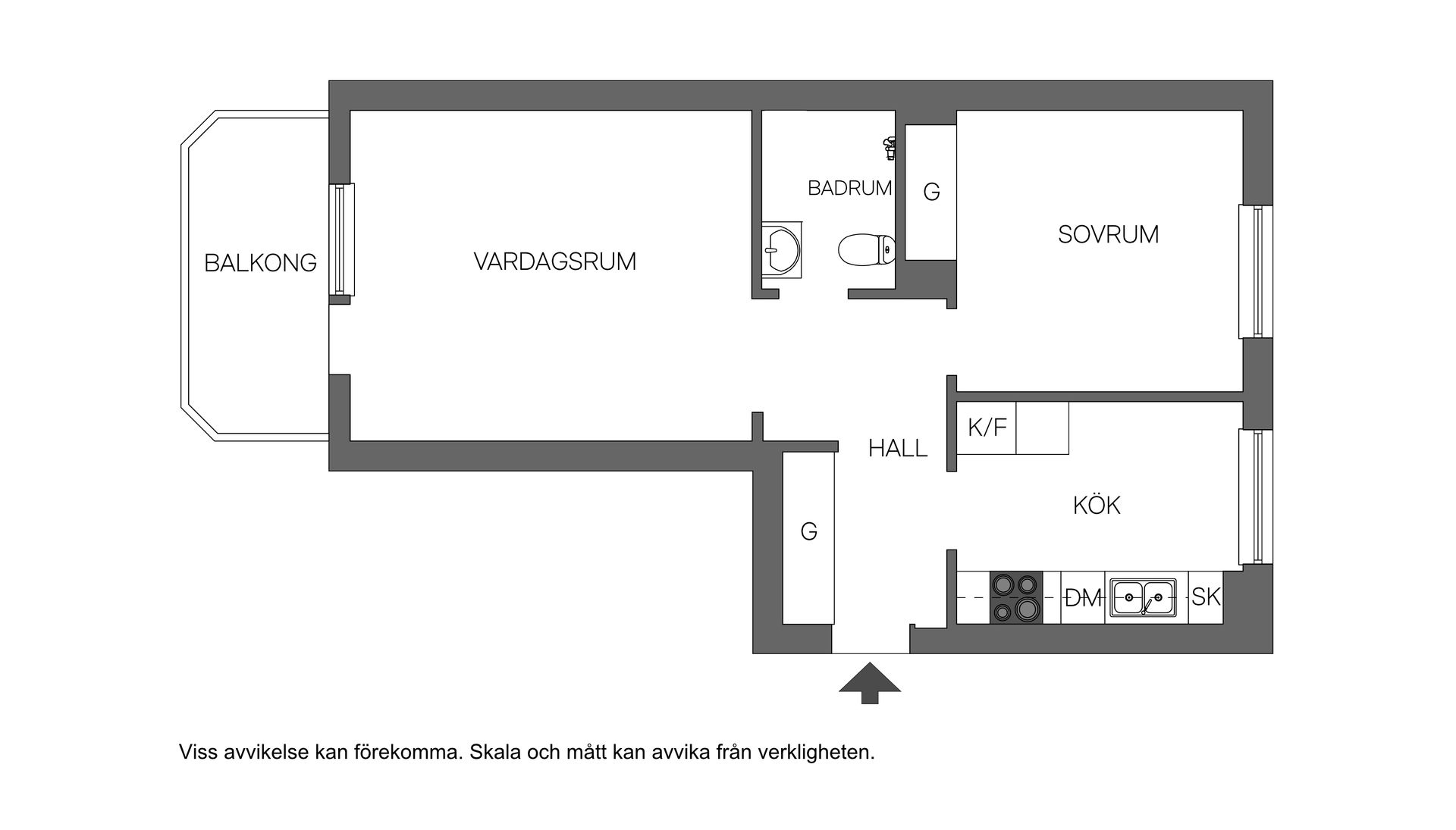 Bostadsrätt, Källhagsgatan 2B, Haga, Västerås