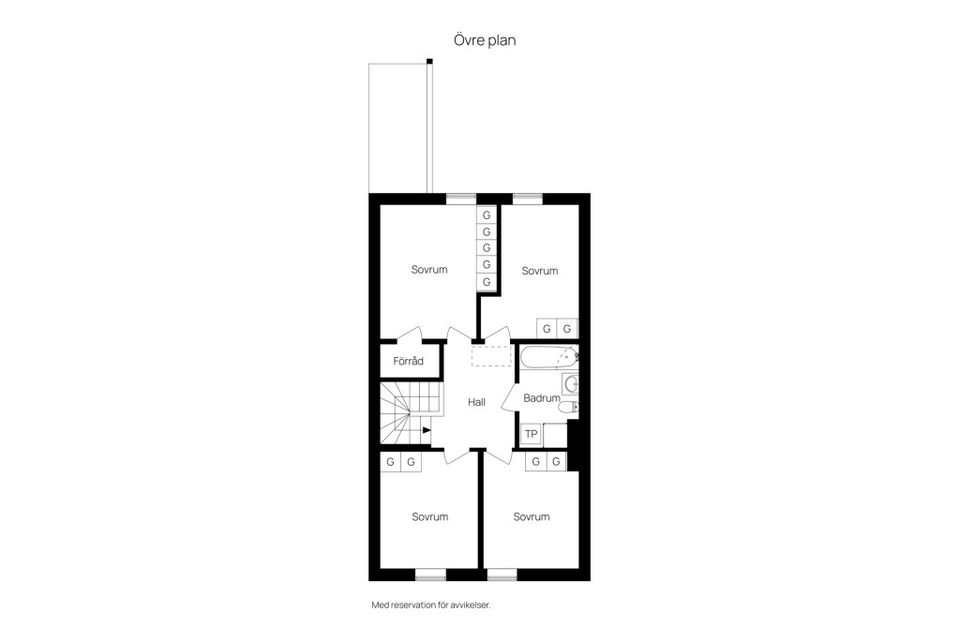 Radhus, Akrobatgatan 9 F, Björkalund, Norrköping