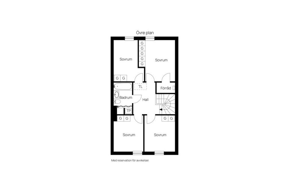 Radhus, Akrobatgatan 11 B, Björkalund, Norrköping