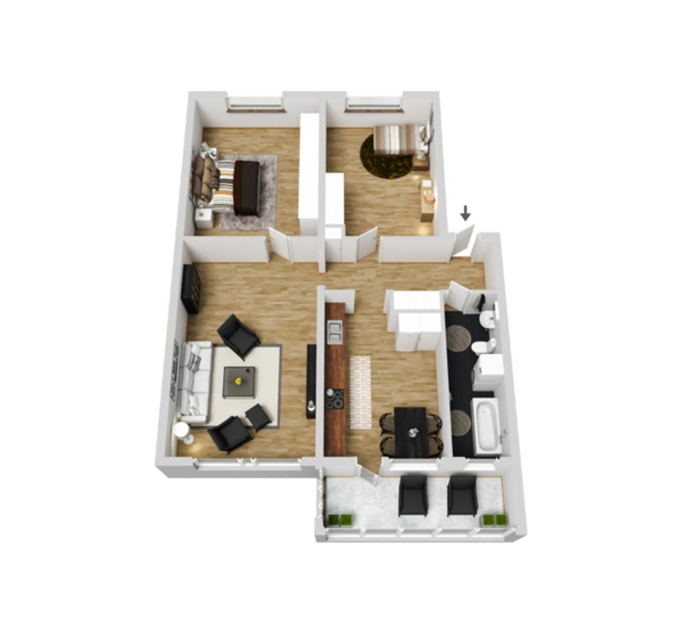 Bostadsrätt, Lägergatan 7C, Näsbyn, Kalix