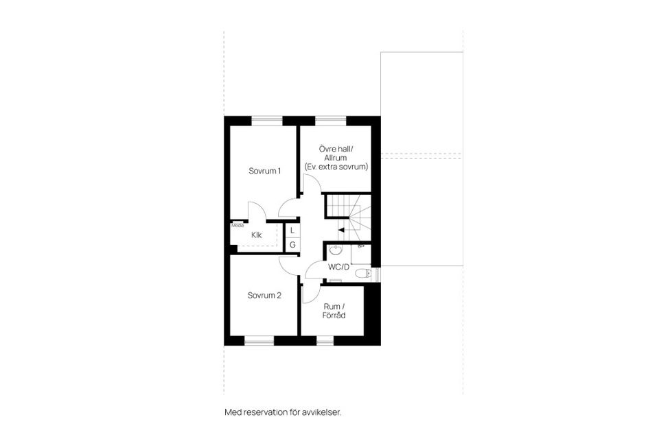 Radhus, Släggargatan 1 D, Malmaberg, Västerås
