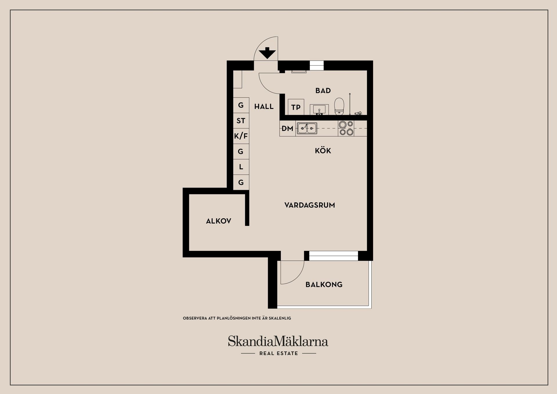Bostadsrätt, Gripengatan 26, våning 4, Barkarbystaden, Järfälla