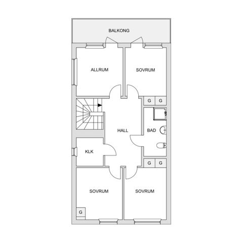 Villa, Radhus, Banvallsvägen 8B, Gamla Uppsala, Uppsala