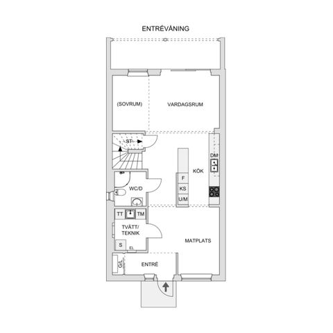 Villa, Radhus, Banvallsvägen 8B, Gamla Uppsala, Uppsala