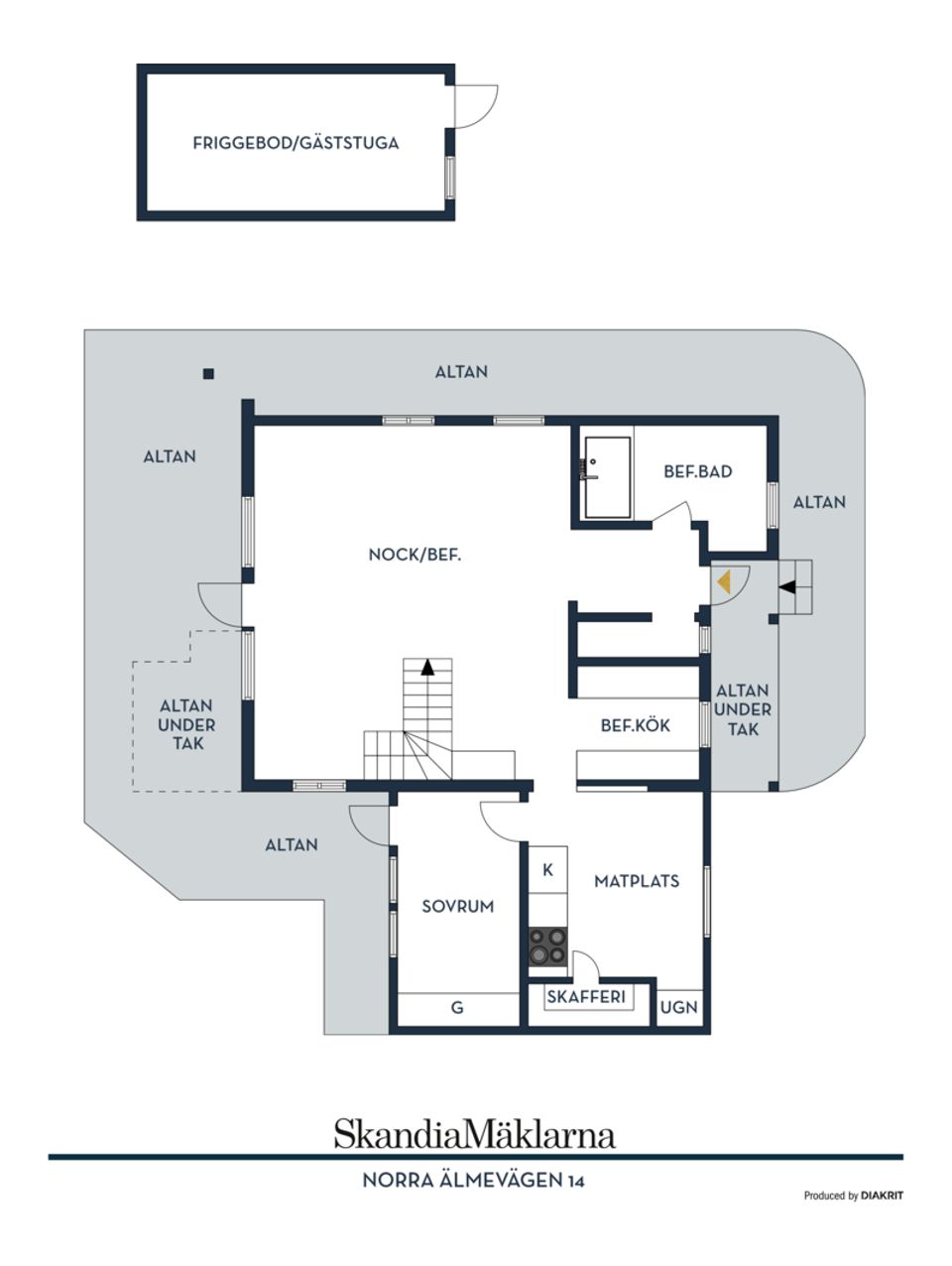 Villa, Norra Älmevägen 14, Bosnäs, Borås