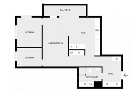 Bostadsrätt, Stallgatan 22, Ursvik, Sundbyberg