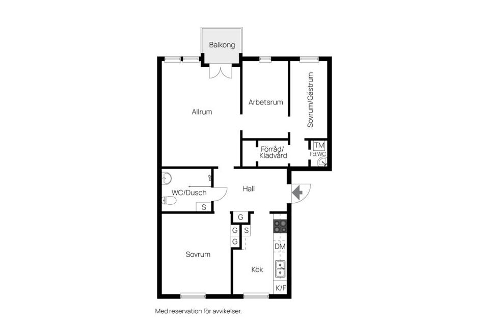 Bostadsrätt, Fredsdalsgatan 2 C, Simrishamn