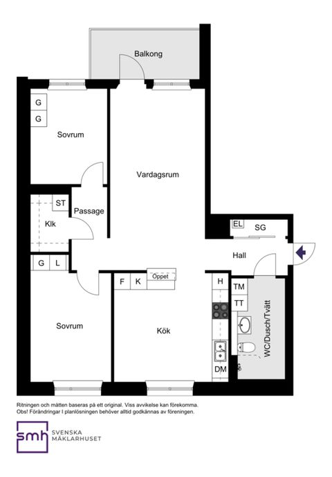Bostadsrätt, Tomtebobarnens Gata 7, 2tr., Bromma / Mariehäll, Stockholm
