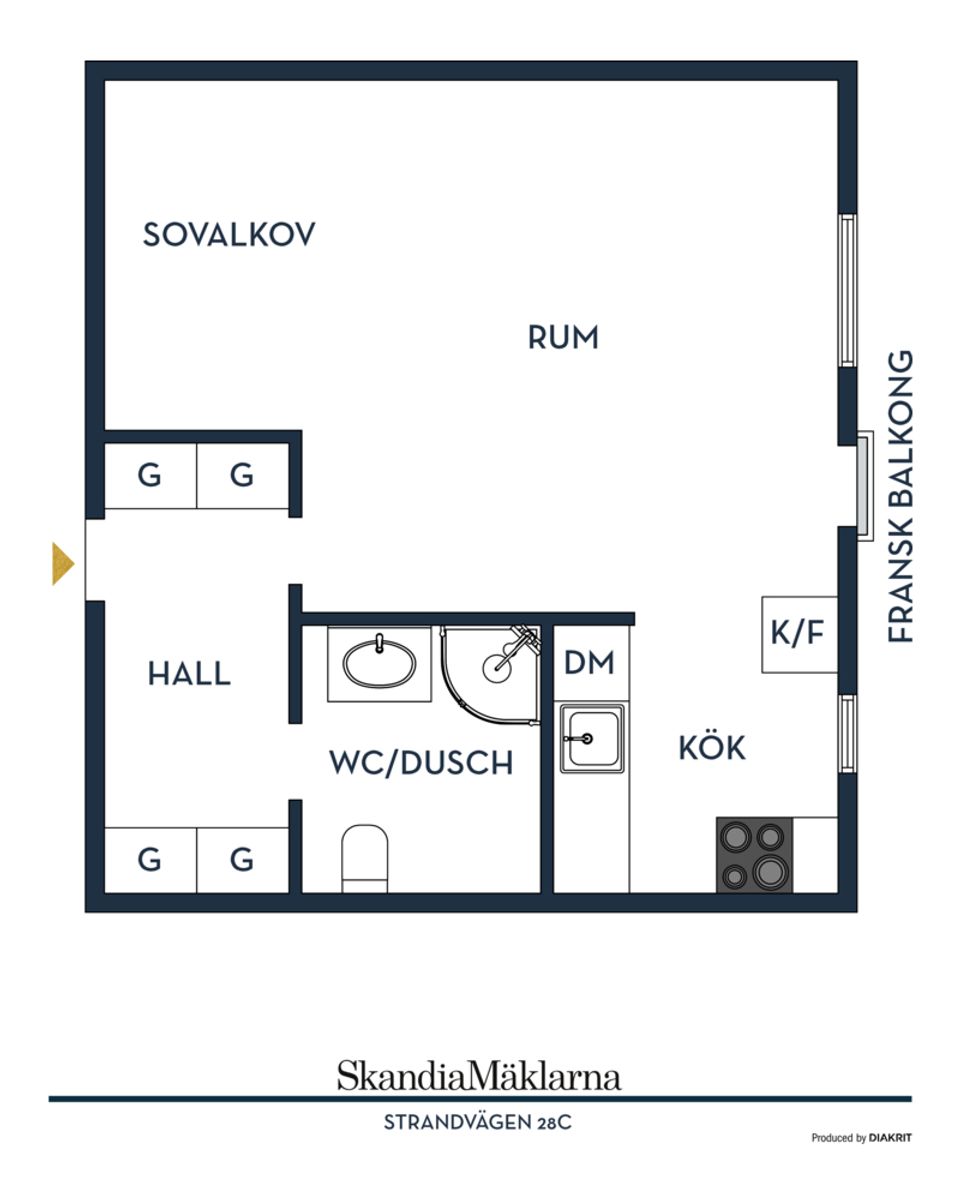 Bostadsrätt, Strandvägen 28C, Nedre Holm, Motala
