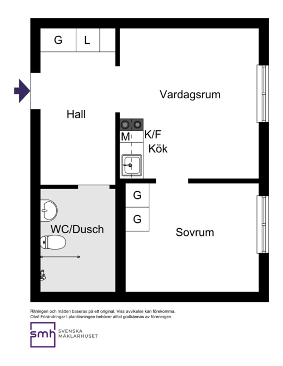 Bostadsrätt, Follingbogatan 22, 4 tr, Bromma / Beckomberga, Stockholm