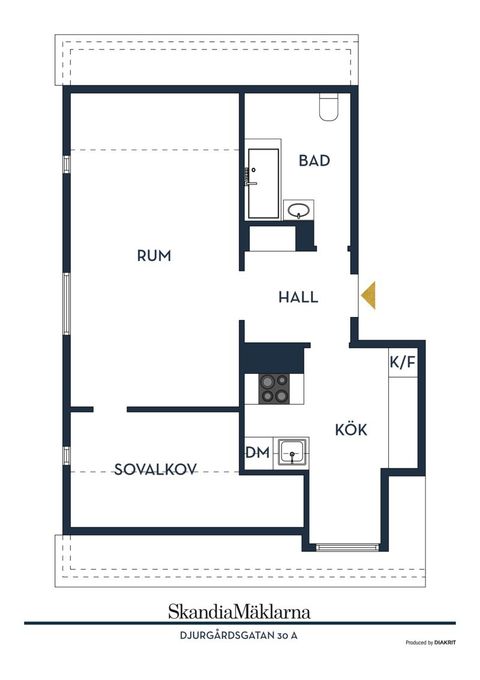 Bostadsrätt, Djurgårdsgatan 30A, Centralt, Linköping