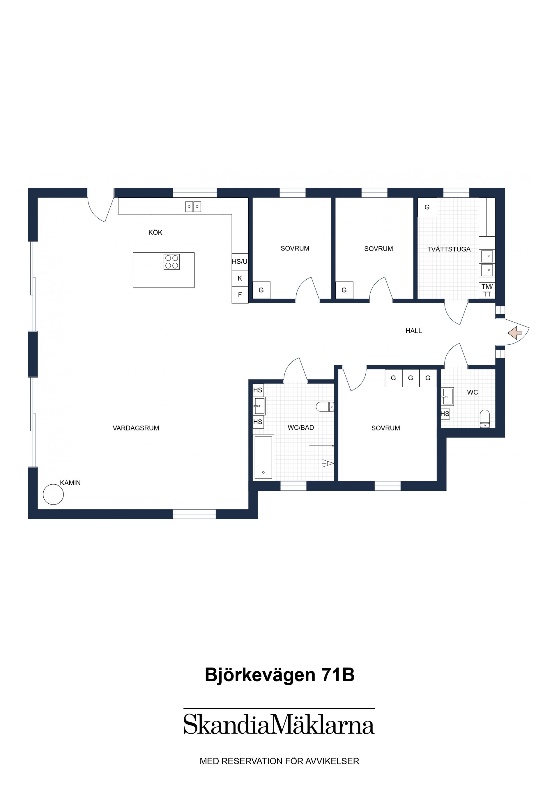 Tomt, Björkevägen 72B, Björke, Gävle