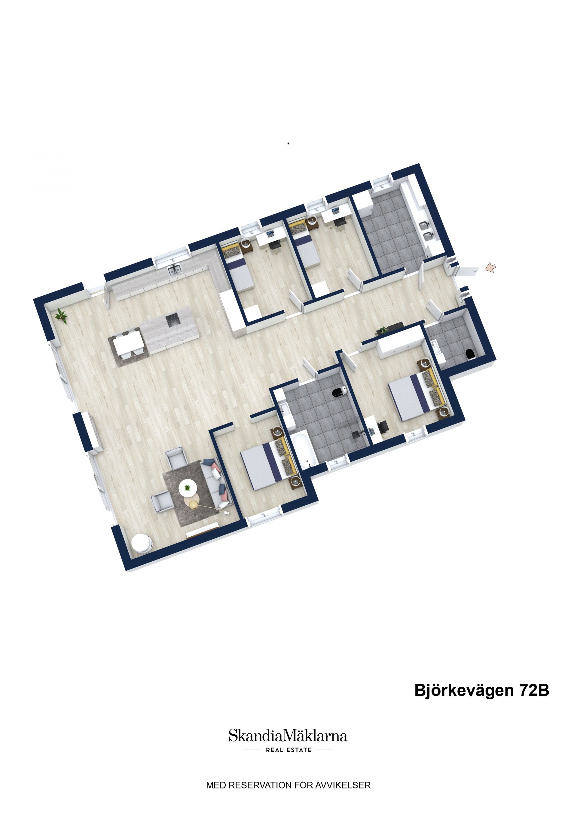 Villa, Björkevägen 72B, Björke, Gävle