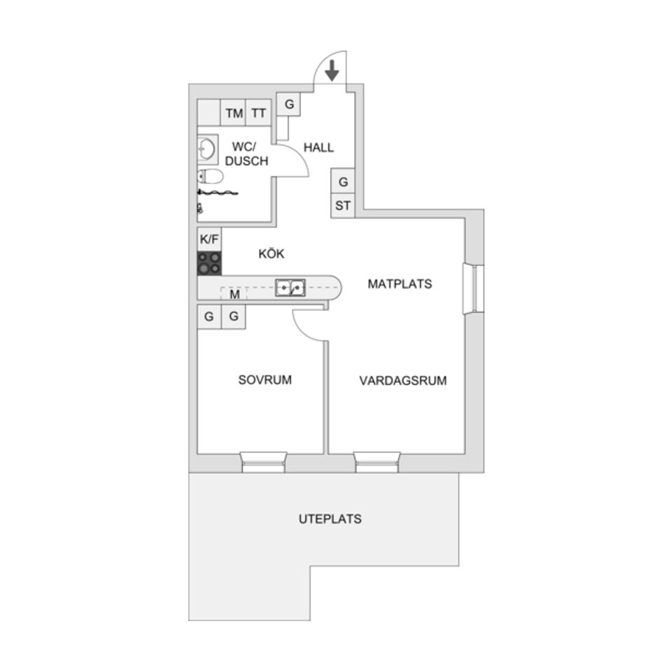 Bostadsrätt, Torgny Segerstedts Allé 4, Rosendal, Uppsala