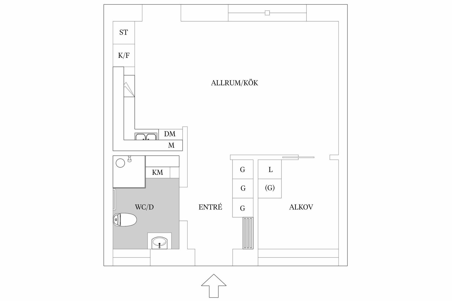 Bostadsrätt, Drottninggatan 1E, Söder, Växjö