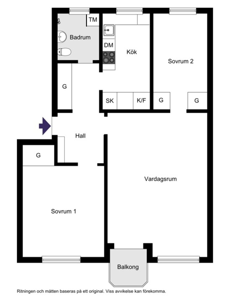 Bostadsrätt, Paternostervägen 96, Hammarbyhöjden, Johanneshov, Stockholm