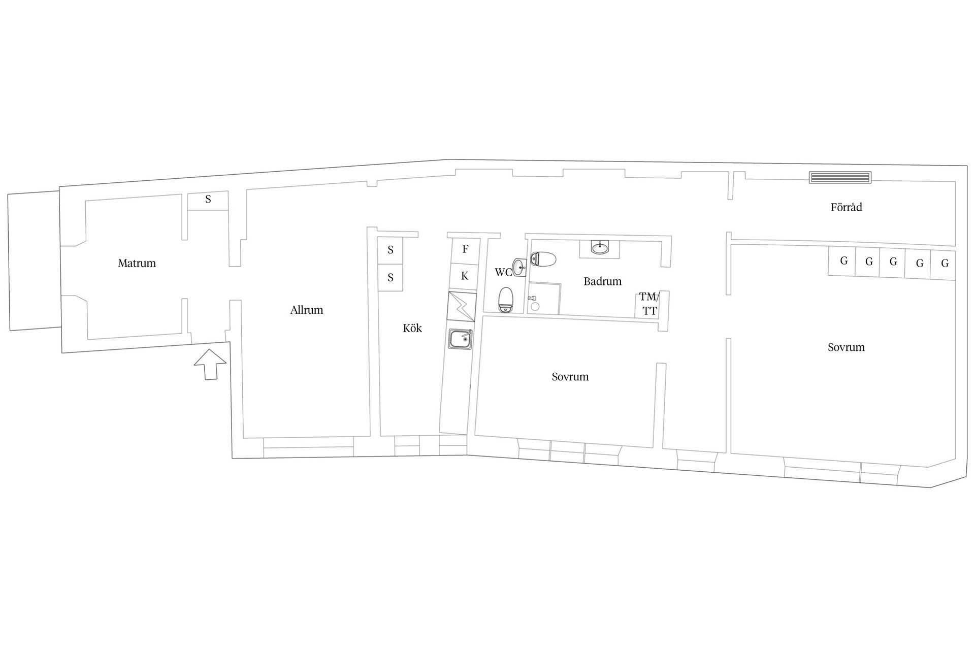 Bostadsrätt, Hälsovägen 7C, Norr, Helsingborg
