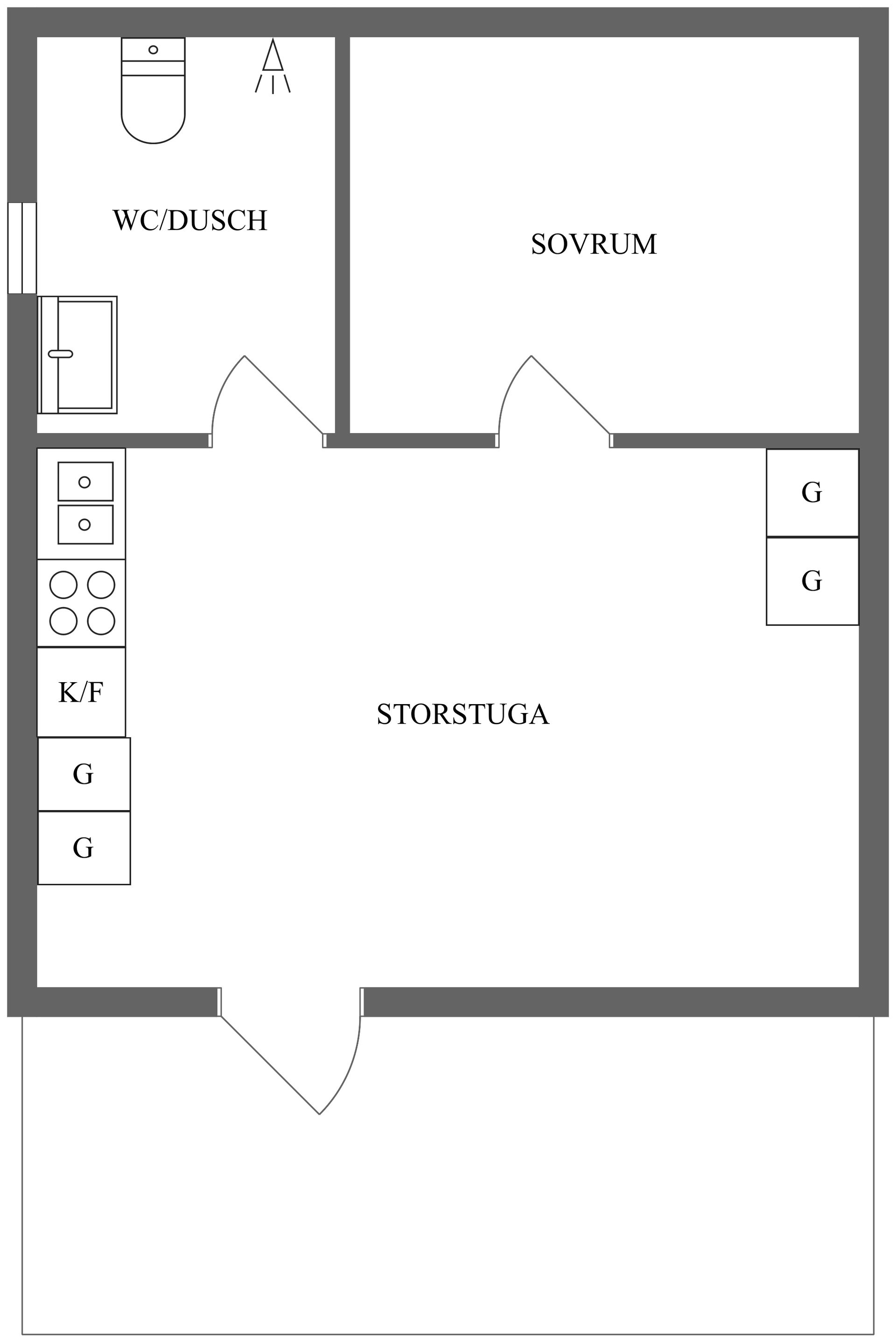 Fritidshus, Risö Utsikten & Bergåsen, S:t Anna Skärgård, Söderköping