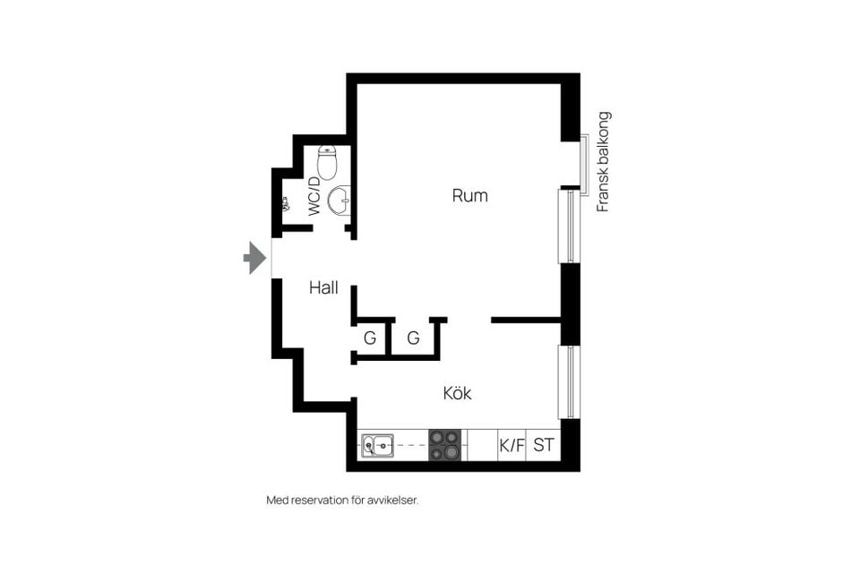 Bostadsrätt, Muraregatan 20 A, Centralt/Nyatorp, Halmstad