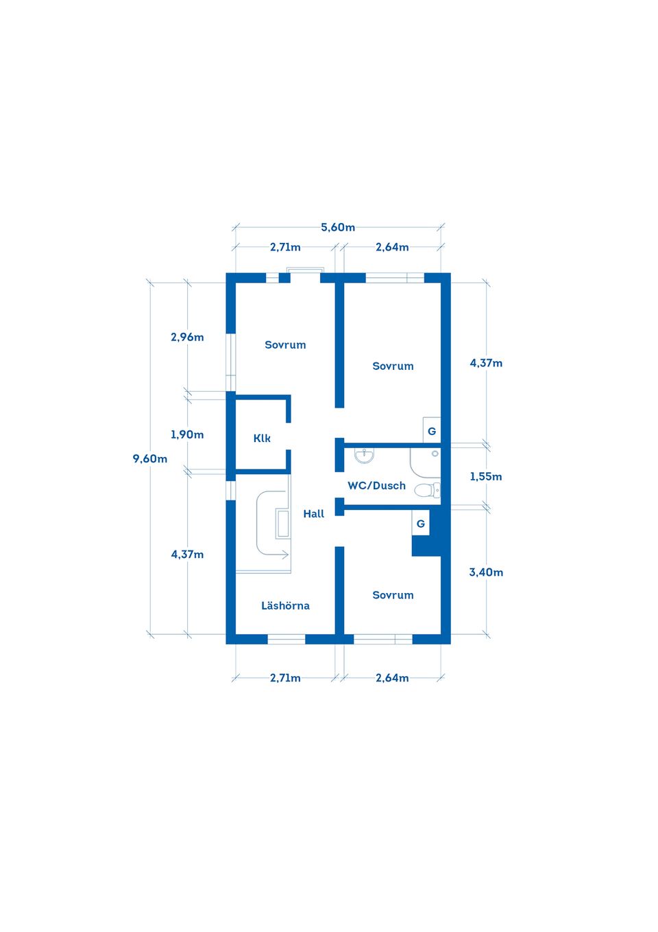 Bostadsrätt, Radhus, Krämers väg 5A, Skrea, Falkenberg