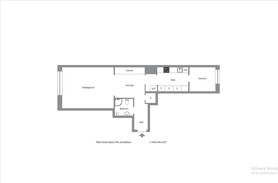 Bostadsrätt, Slipgatan 5, Södermalm/Hornstull, Stockholm