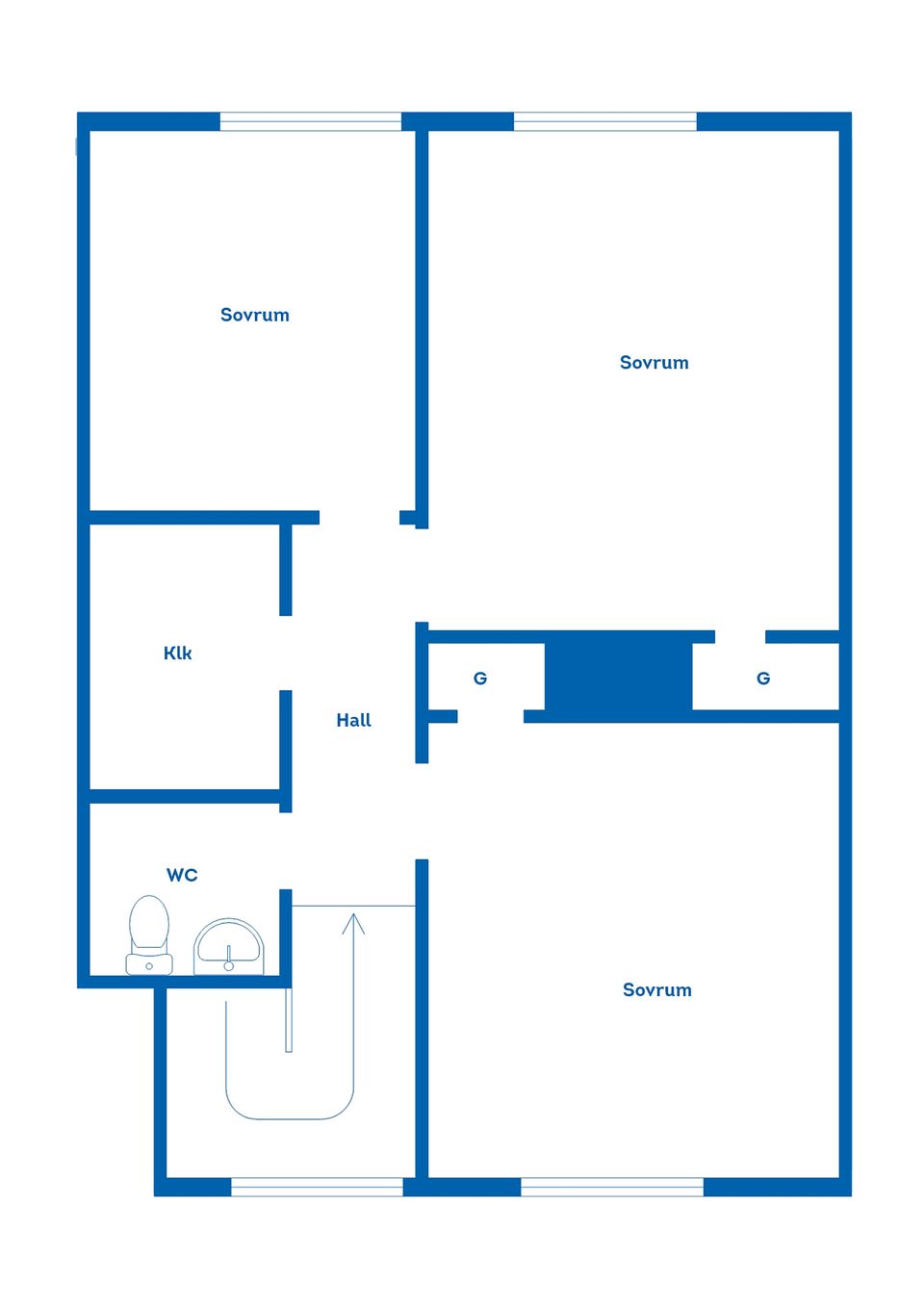Villa, Nybovägen 7, Värsås, Skövde